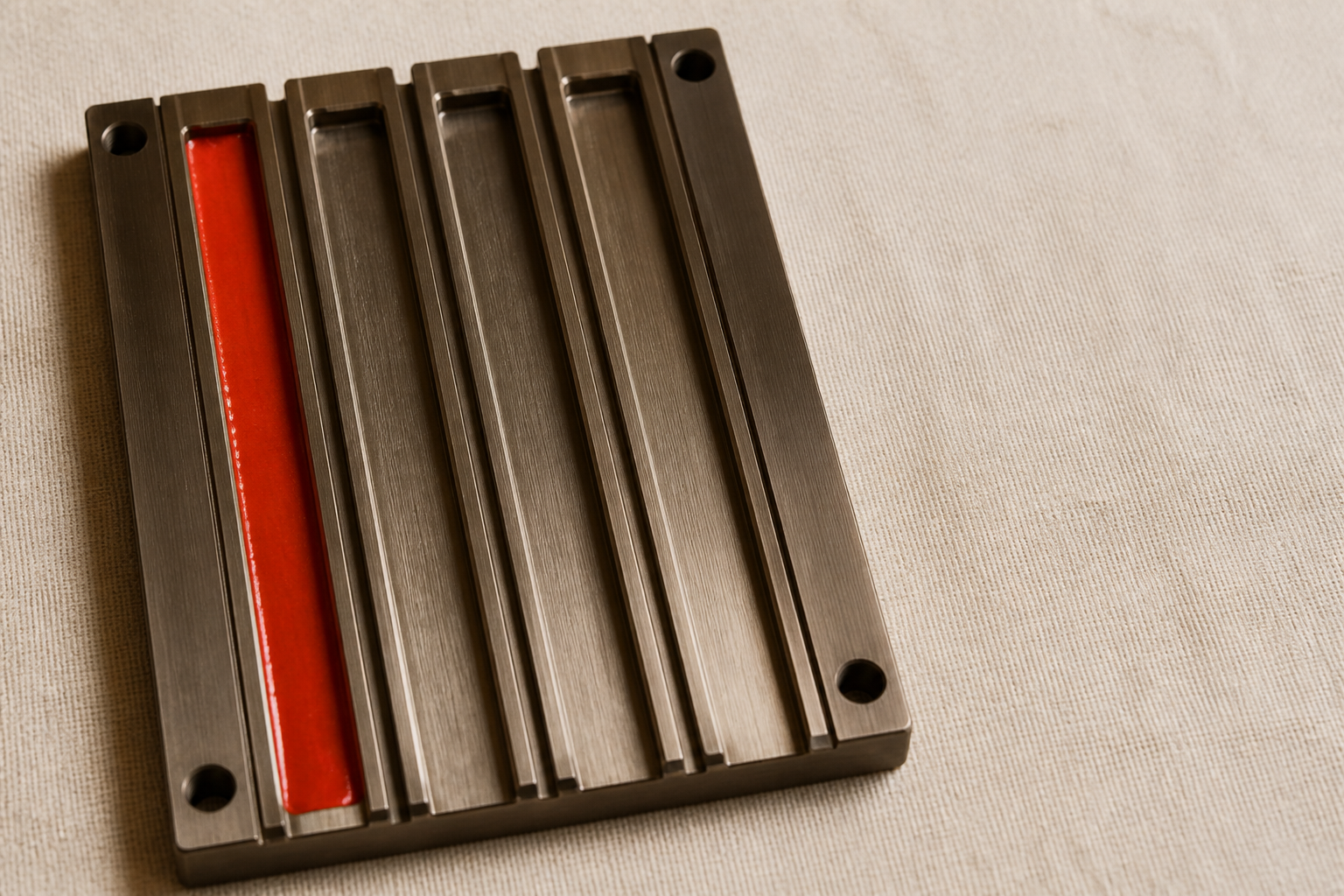 Precision rail fixture for Indian collection rails
